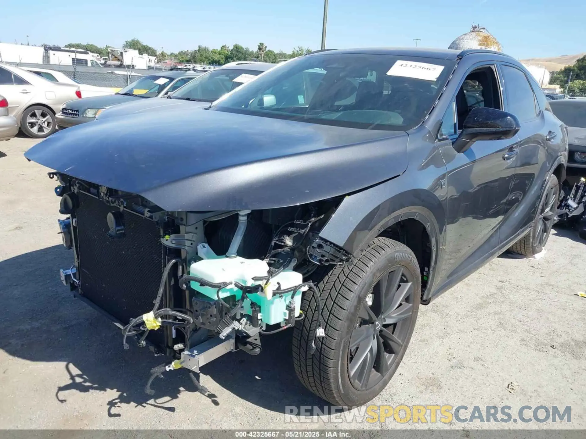 2 Photograph of a damaged car 2T2BCMEA1RC020345 LEXUS RX 500H 2024