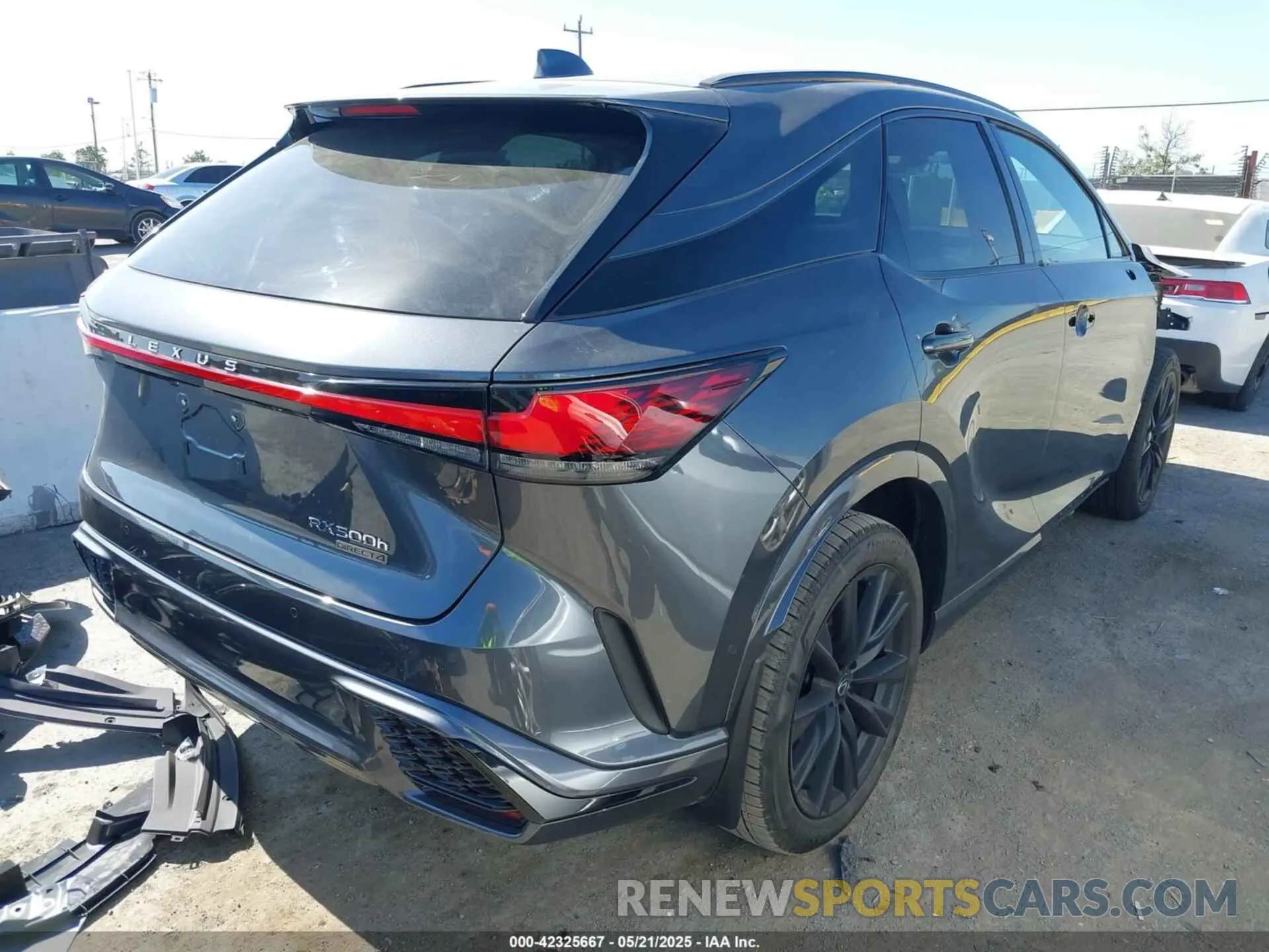 4 Photograph of a damaged car 2T2BCMEA1RC020345 LEXUS RX 500H 2024