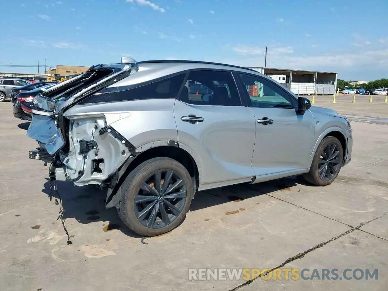 3 Photograph of a damaged car 2T2BCMEA6PC006244 LEXUS RX 500H F 2023