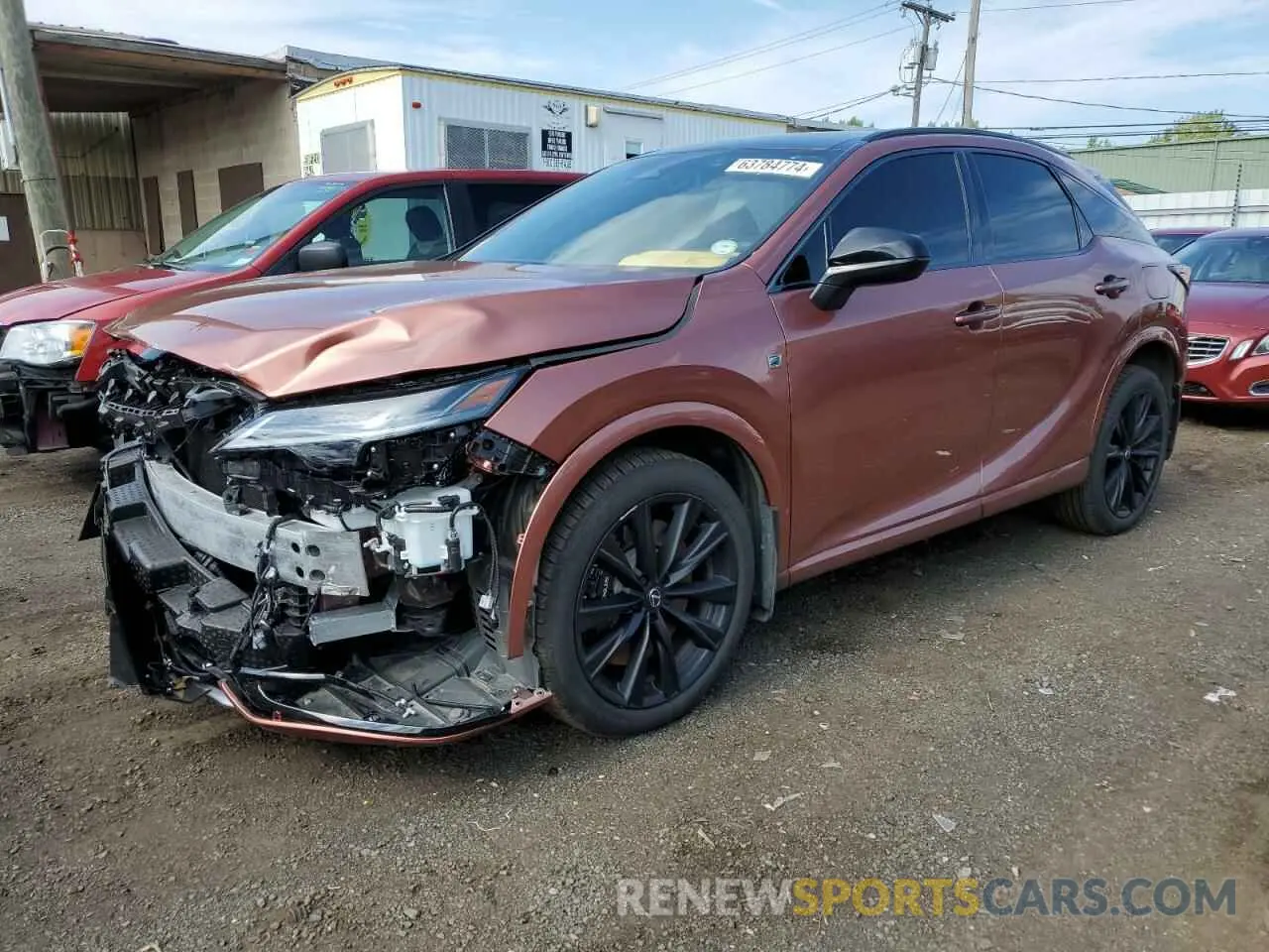 1 Photograph of a damaged car 2T2BCMEA7PC002848 LEXUS RX 500H F 2023