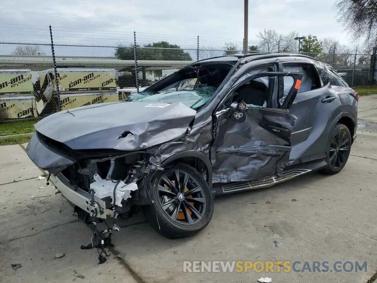 1 Photograph of a damaged car 2T2BCMEA8PC006553 LEXUS RX 500H F 2023