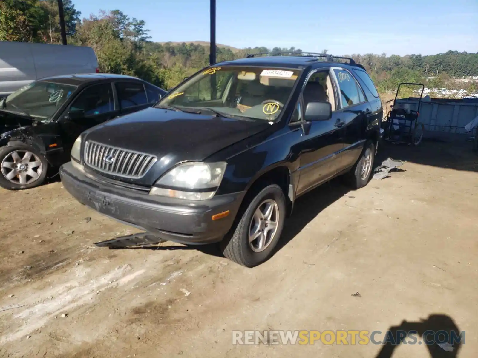 2 Photograph of a damaged car JT6GF10U3X0027975 LEXUS RX300 2019