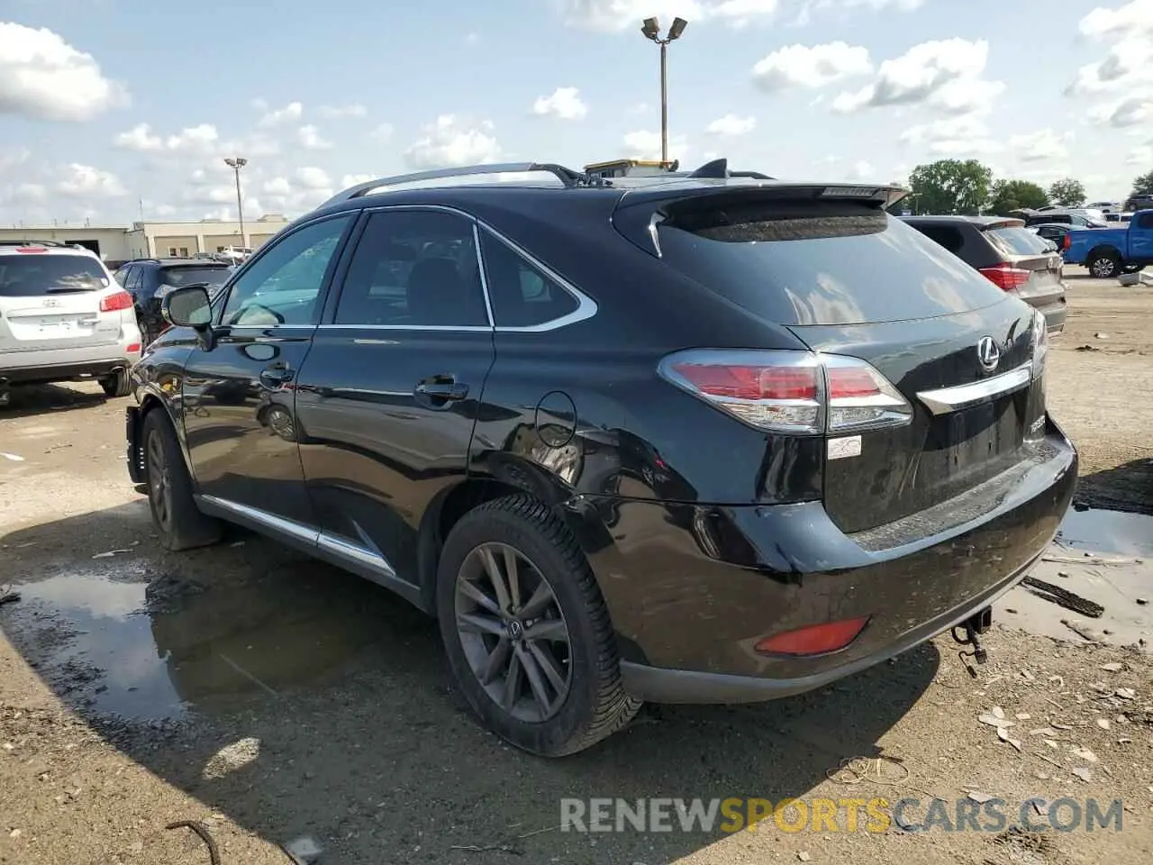 2 Photograph of a damaged car 2T2BK1BA7EC237544 LEXUS RX350 2014