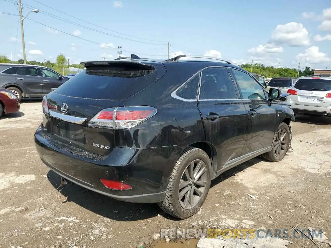 3 Photograph of a damaged car 2T2BK1BA7EC237544 LEXUS RX350 2014