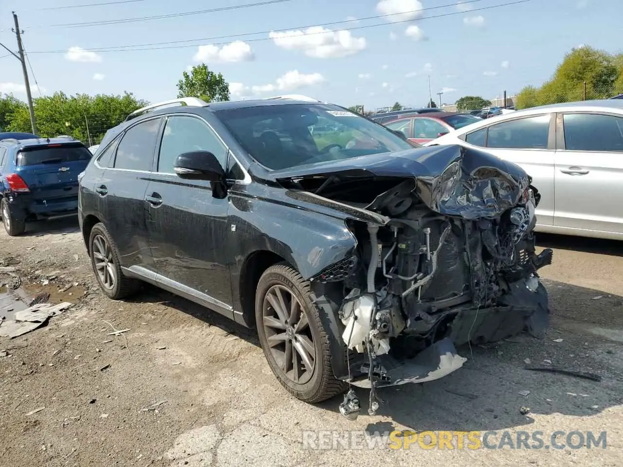 4 Photograph of a damaged car 2T2BK1BA7EC237544 LEXUS RX350 2014