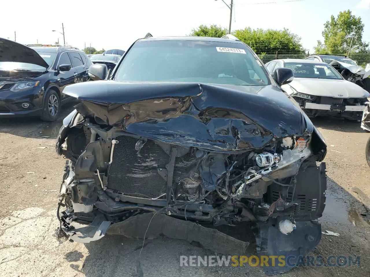 5 Photograph of a damaged car 2T2BK1BA7EC237544 LEXUS RX350 2014
