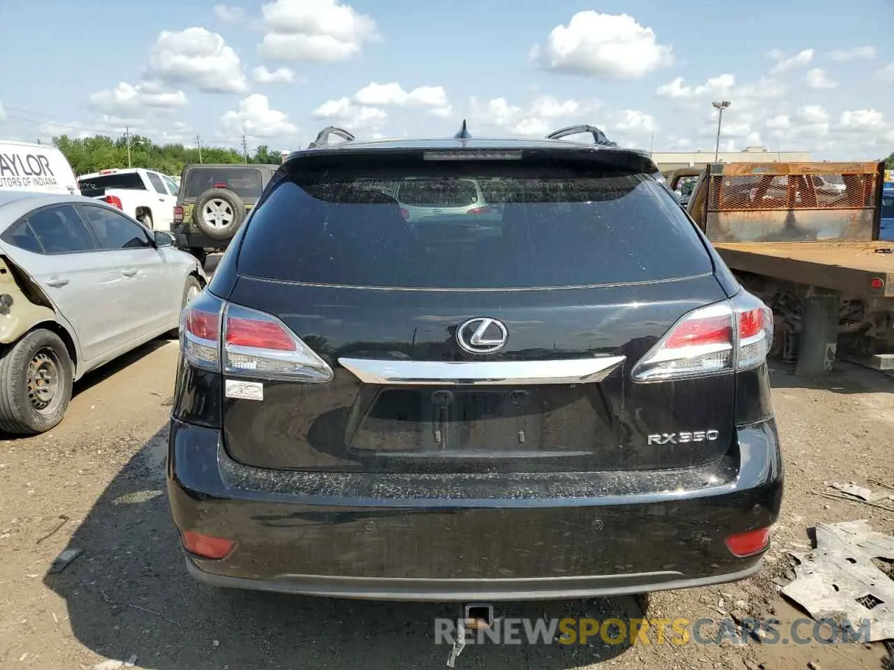 6 Photograph of a damaged car 2T2BK1BA7EC237544 LEXUS RX350 2014