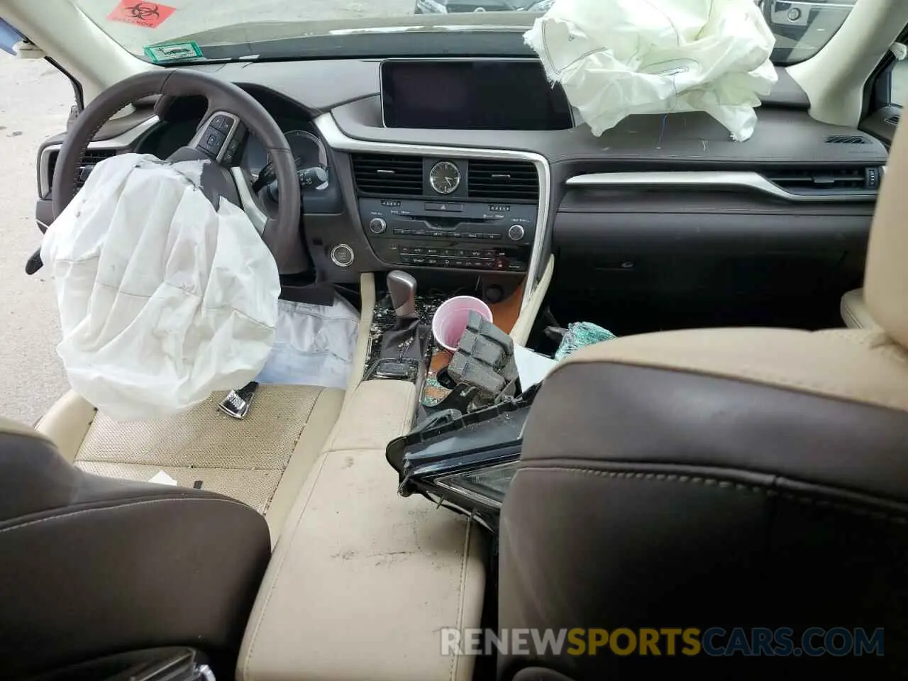 8 Photograph of a damaged car 2T2BZMCA5GC044341 LEXUS RX350 2016