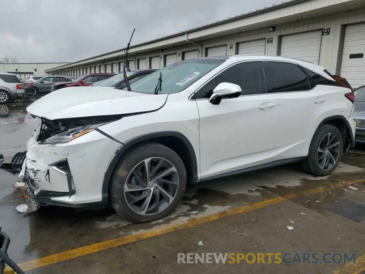 1 Photograph of a damaged car 2T2BZMCA6GC035261 LEXUS RX350 2016