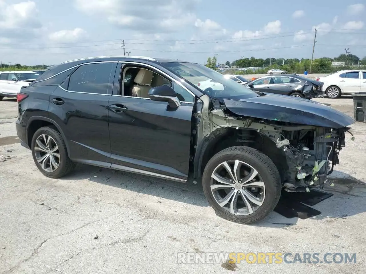 4 Photograph of a damaged car 2T2BZMCA1HC067584 LEXUS RX350 2017