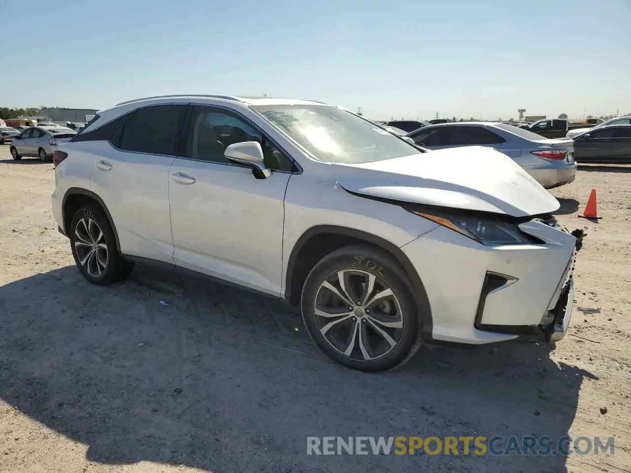 4 Photograph of a damaged car 2T2ZZMCA5HC073435 LEXUS RX350 2017