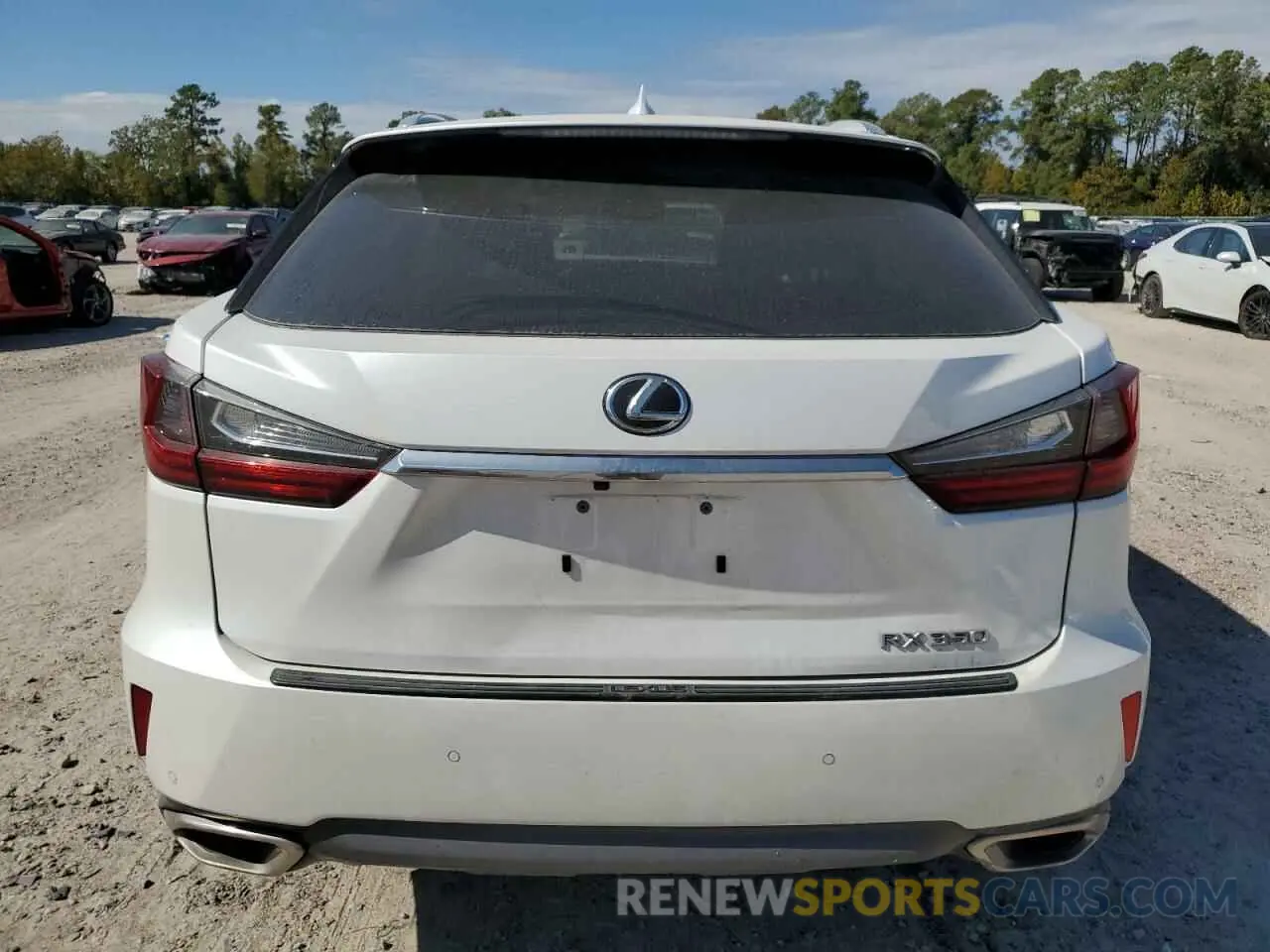 6 Photograph of a damaged car 2T2ZZMCA5HC073435 LEXUS RX350 2017