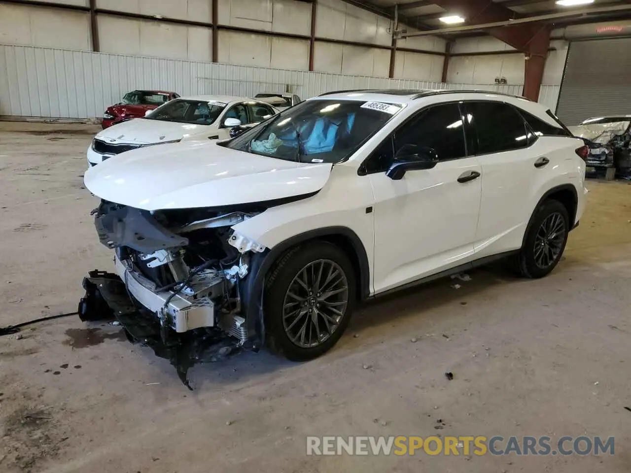 1 Photograph of a damaged car 2T2ZZMCA5HC077243 LEXUS RX350 2017