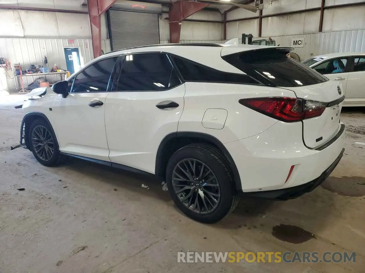 2 Photograph of a damaged car 2T2ZZMCA5HC077243 LEXUS RX350 2017