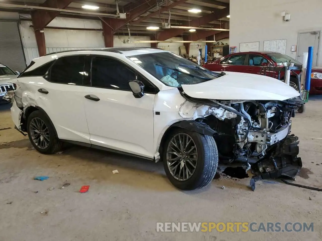 4 Photograph of a damaged car 2T2ZZMCA5HC077243 LEXUS RX350 2017