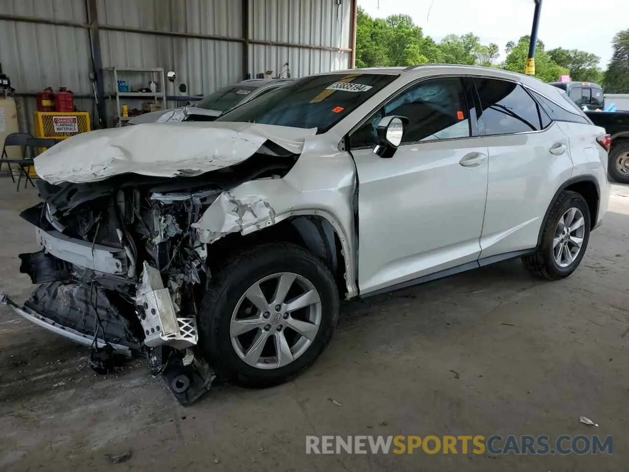 1 Photograph of a damaged car JTJBZMCA6H2026920 LEXUS RX350 2017