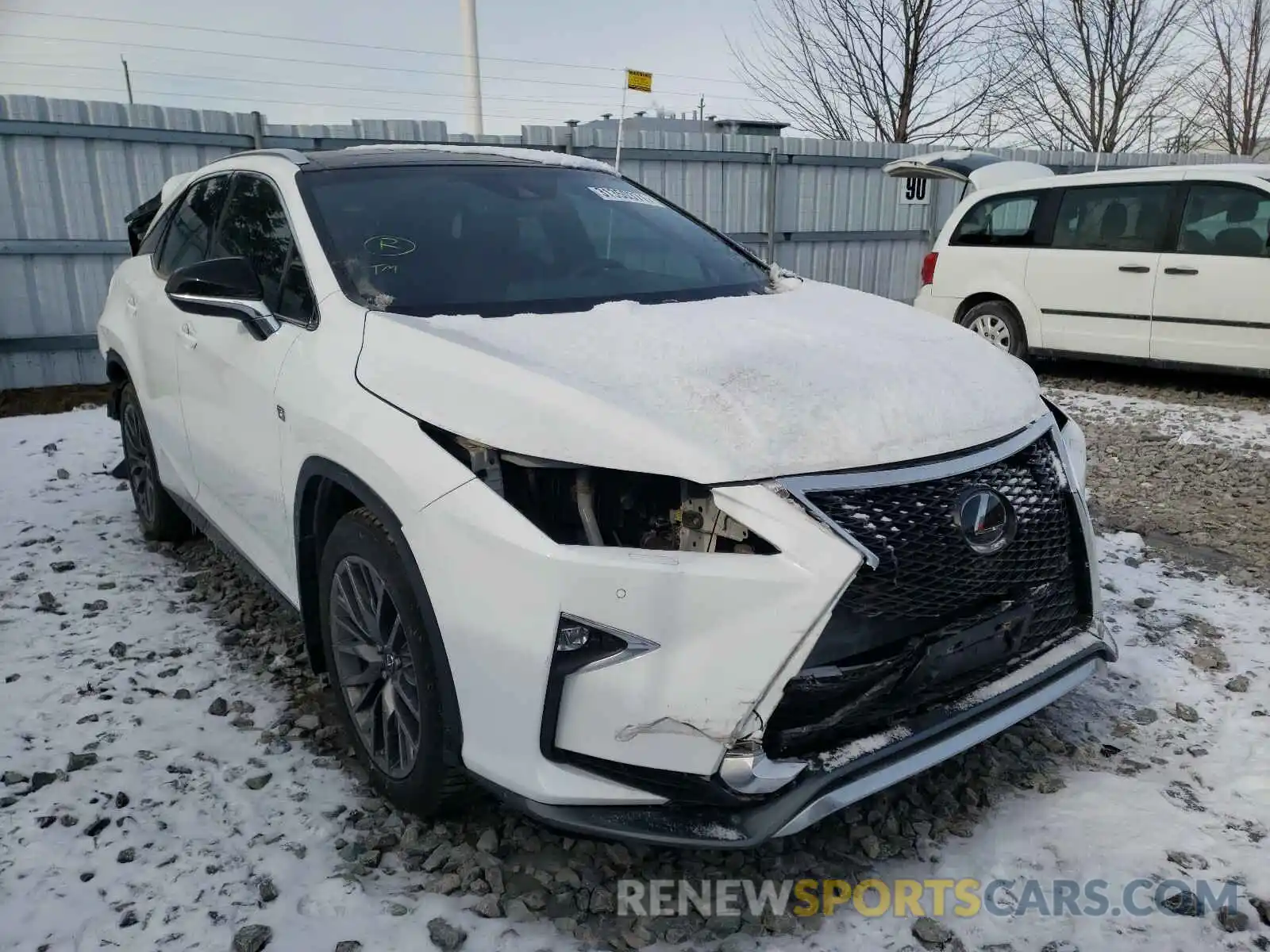 1 Photograph of a damaged car 2T2BZMCA0KC176643 LEXUS RX350 2019