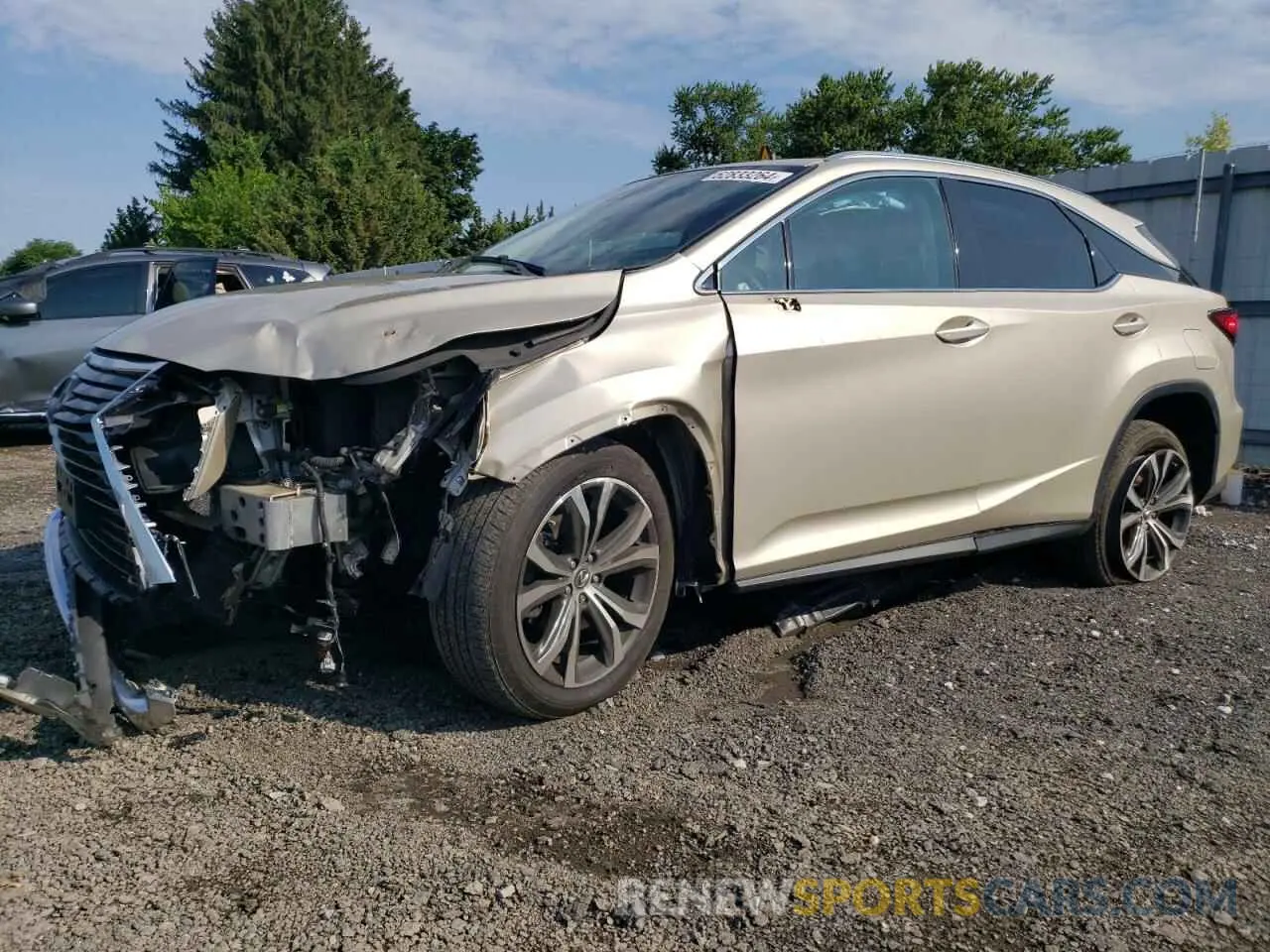 1 Photograph of a damaged car 2T2BZMCA0KC176898 LEXUS RX350 2019