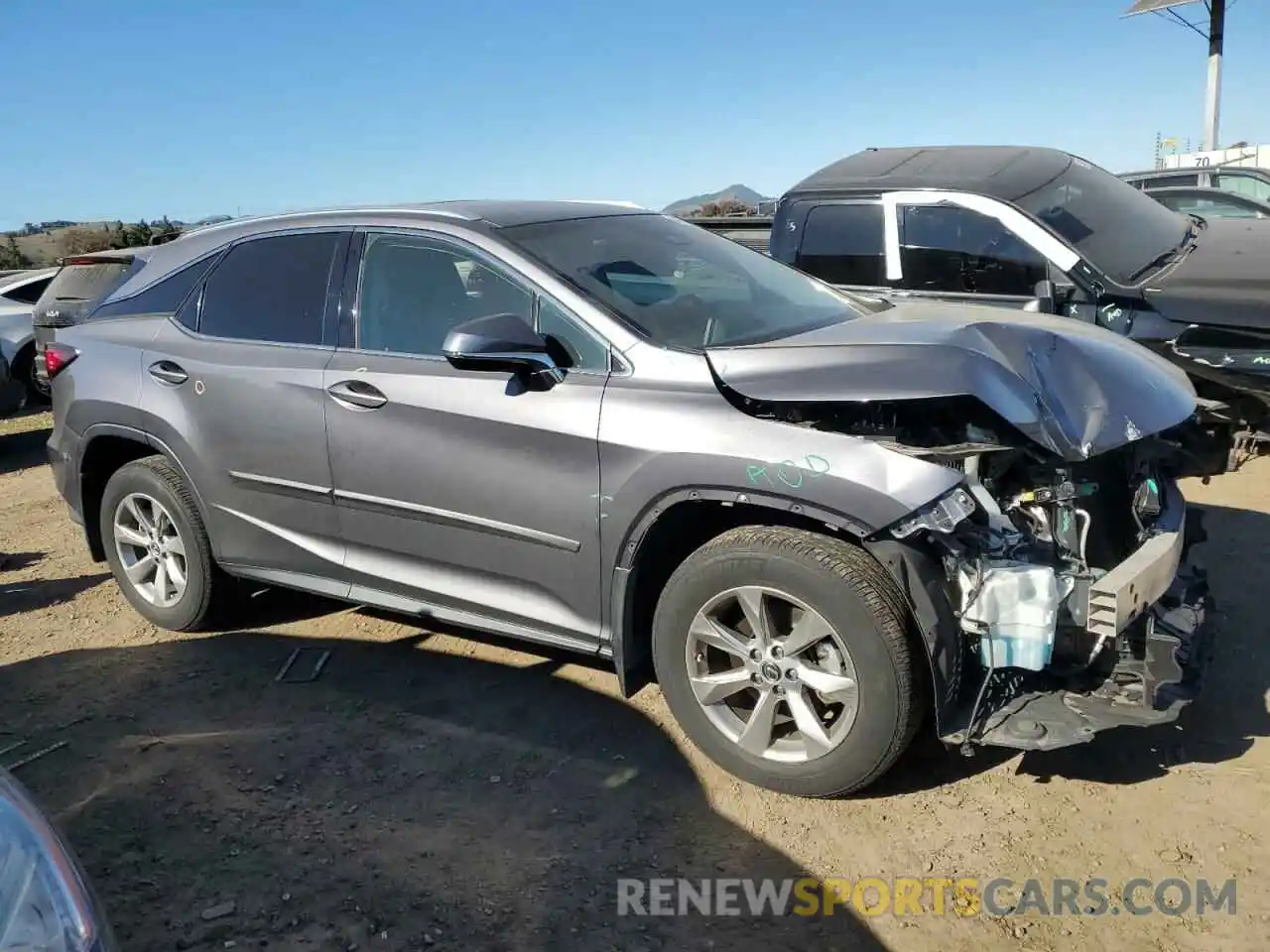 4 Photograph of a damaged car 2T2BZMCA0KC177081 LEXUS RX350 2019