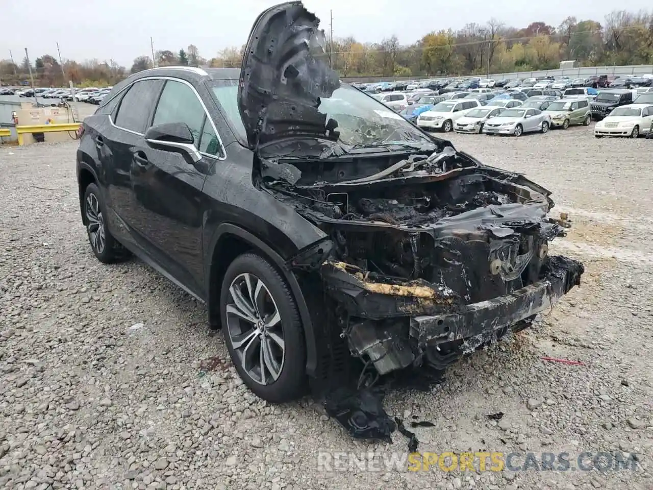 1 Photograph of a damaged car 2T2BZMCA0KC193832 LEXUS RX350 2019