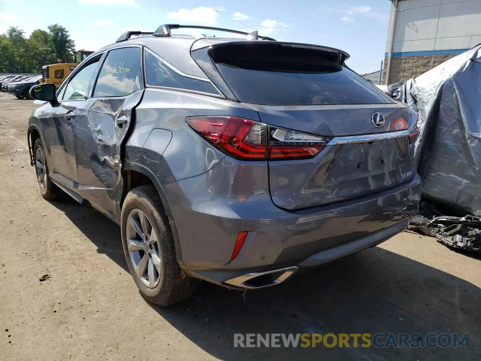 3 Photograph of a damaged car 2T2BZMCA0KC197881 LEXUS RX350 2019