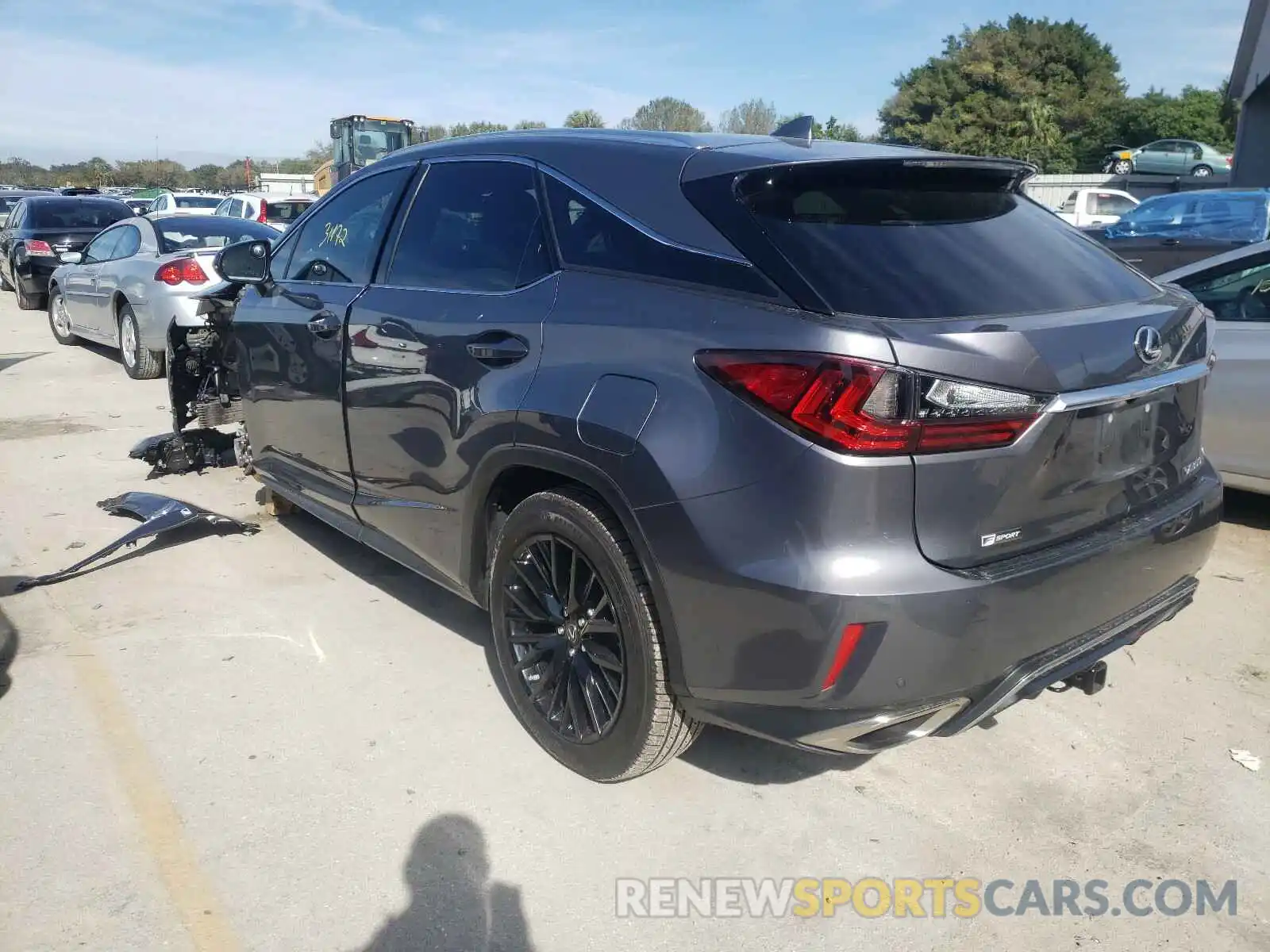 3 Photograph of a damaged car 2T2BZMCA0KC211357 LEXUS RX350 2019