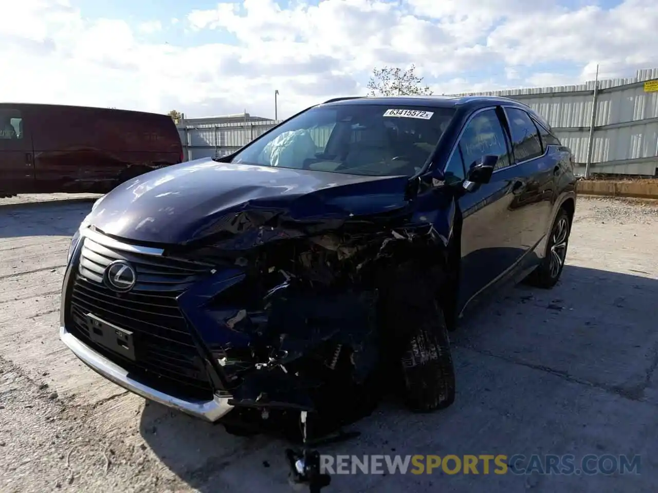 2 Photograph of a damaged car 2T2BZMCA1KC175341 LEXUS RX350 2019