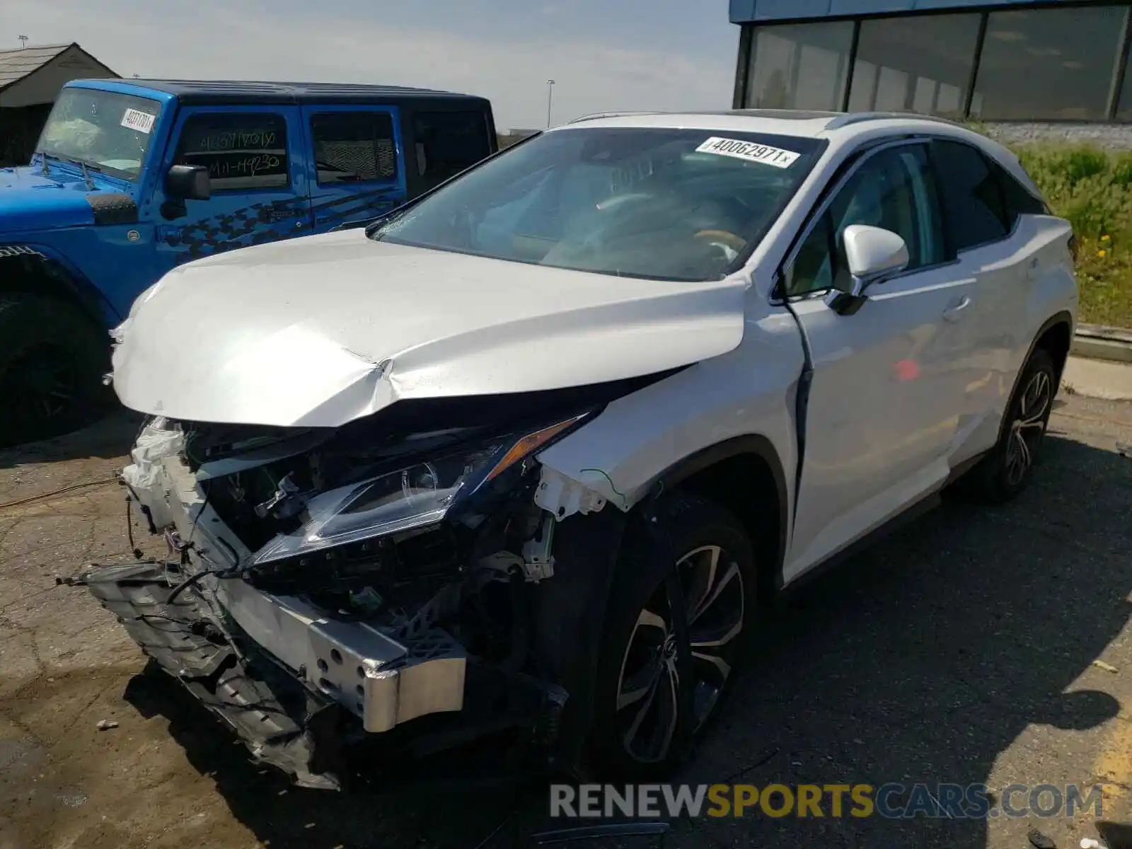 2 Photograph of a damaged car 2T2BZMCA1KC201033 LEXUS RX350 2019