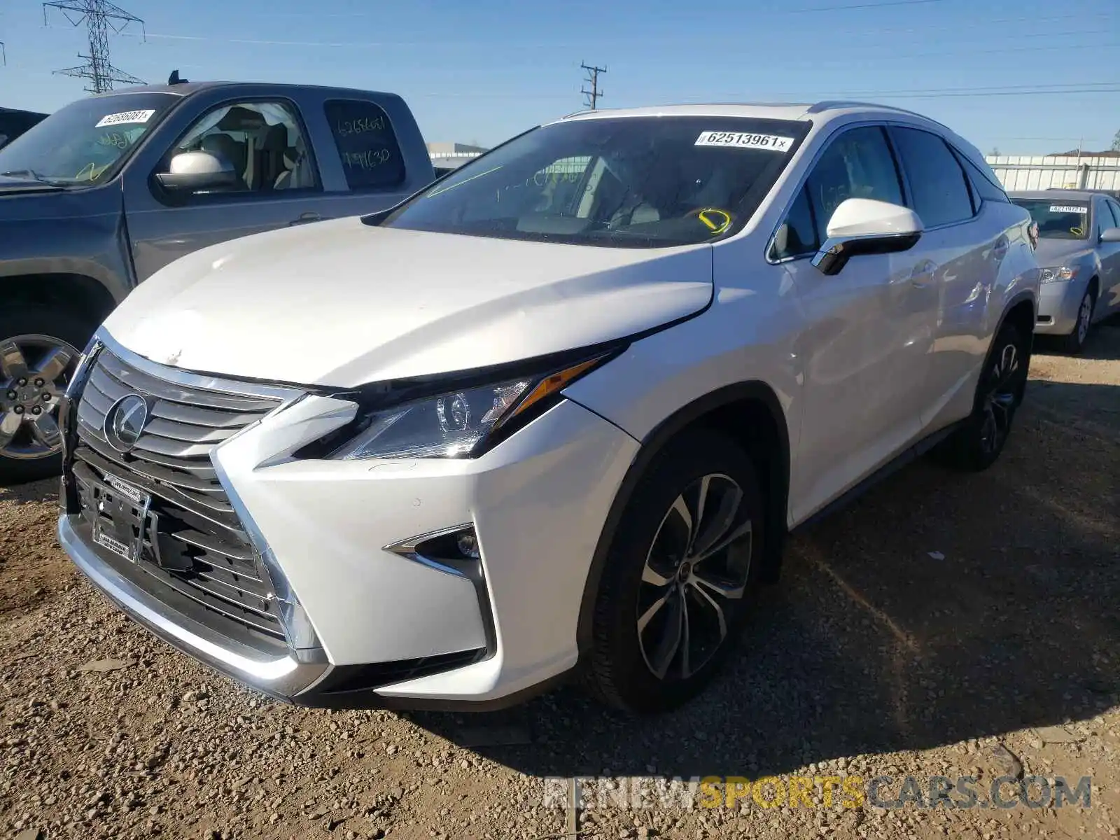 2 Photograph of a damaged car 2T2BZMCA1KC203509 LEXUS RX350 2019