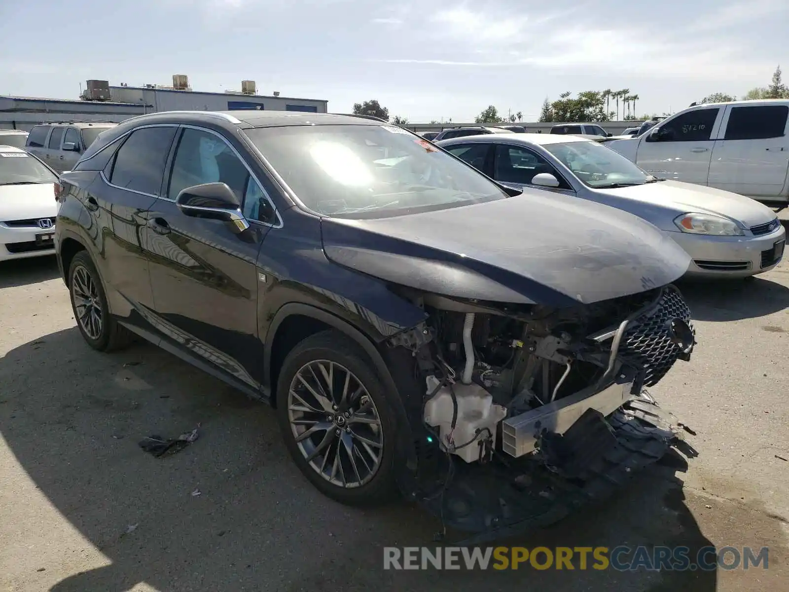 1 Photograph of a damaged car 2T2BZMCA1KC204160 LEXUS RX350 2019