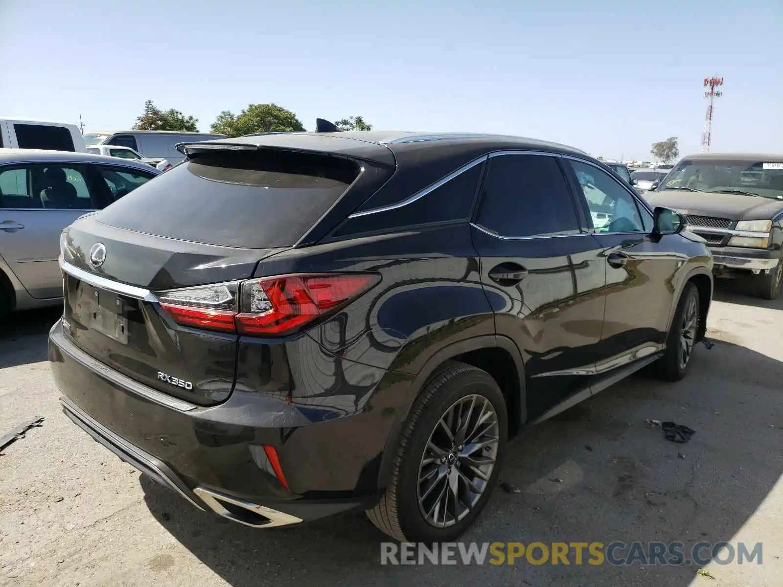 4 Photograph of a damaged car 2T2BZMCA1KC204160 LEXUS RX350 2019