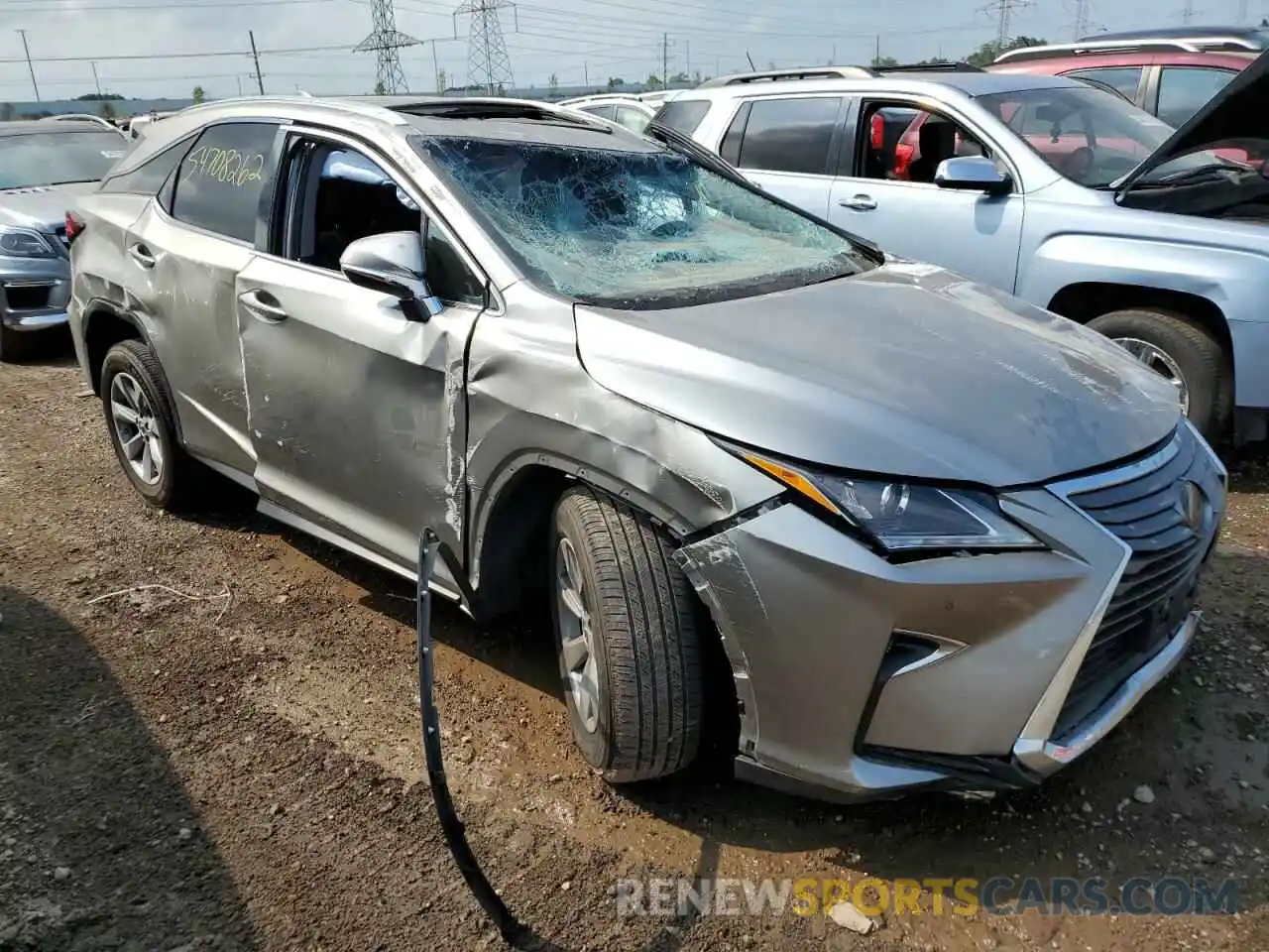 1 Photograph of a damaged car 2T2BZMCA1KC210301 LEXUS RX350 2019