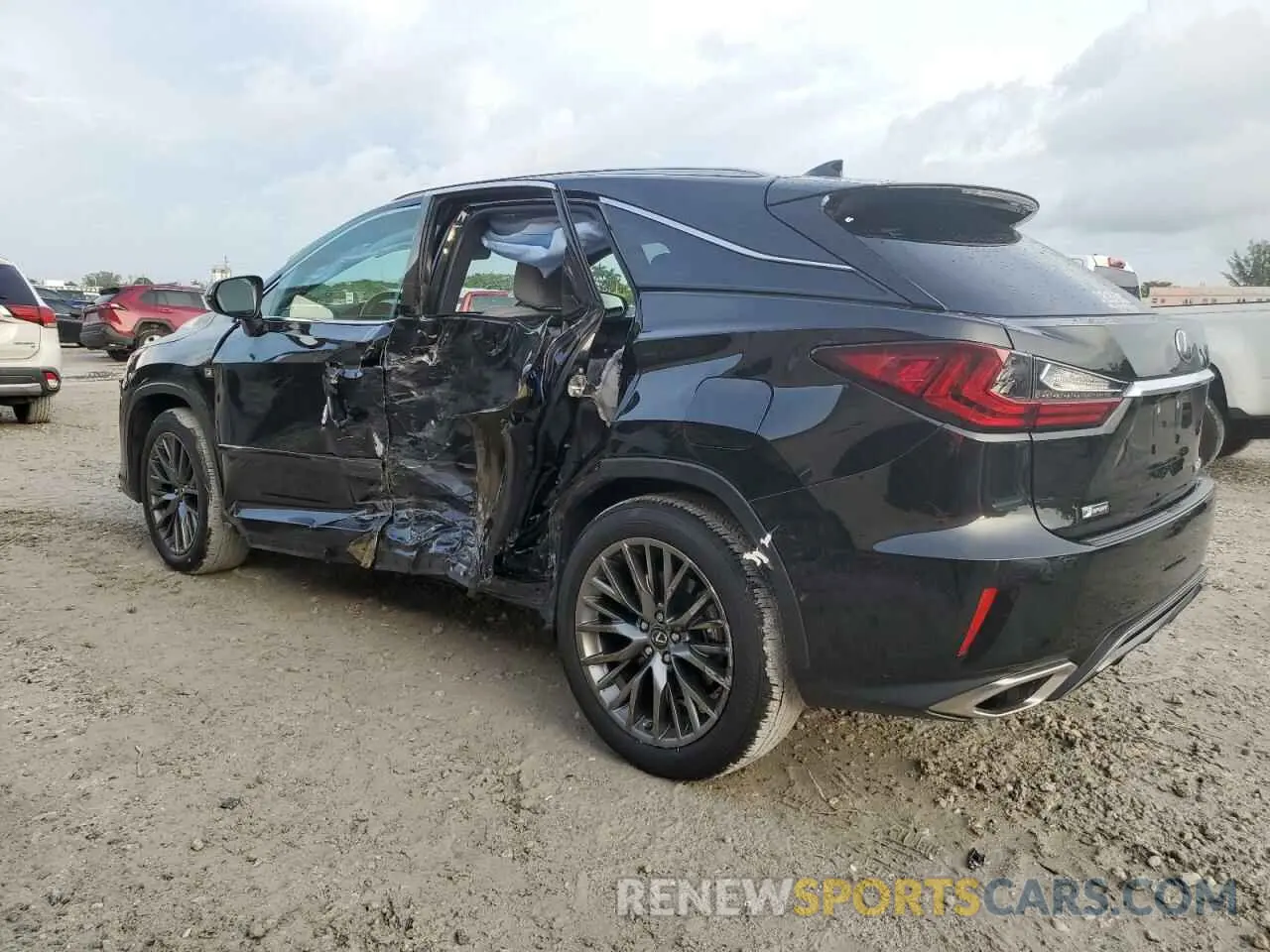 2 Photograph of a damaged car 2T2BZMCA2KC169984 LEXUS RX350 2019