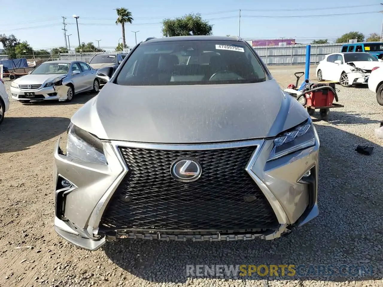 5 Photograph of a damaged car 2T2BZMCA2KC174313 LEXUS RX350 2019
