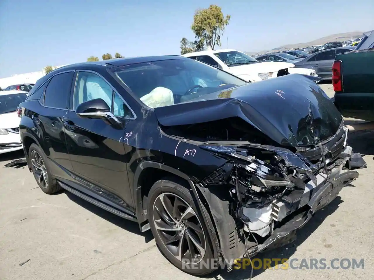 1 Photograph of a damaged car 2T2BZMCA2KC191841 LEXUS RX350 2019