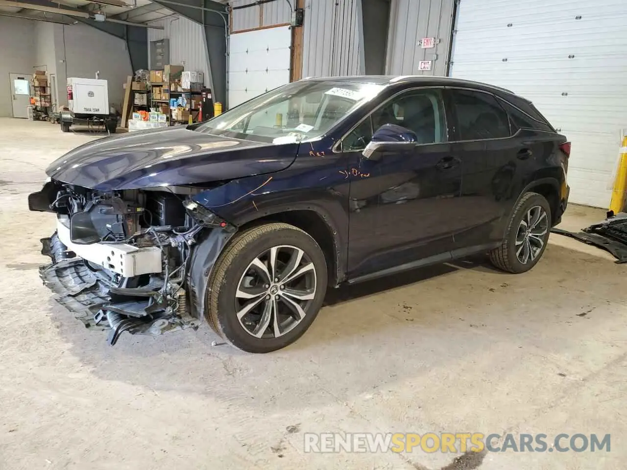1 Photograph of a damaged car 2T2BZMCA2KC200165 LEXUS RX350 2019