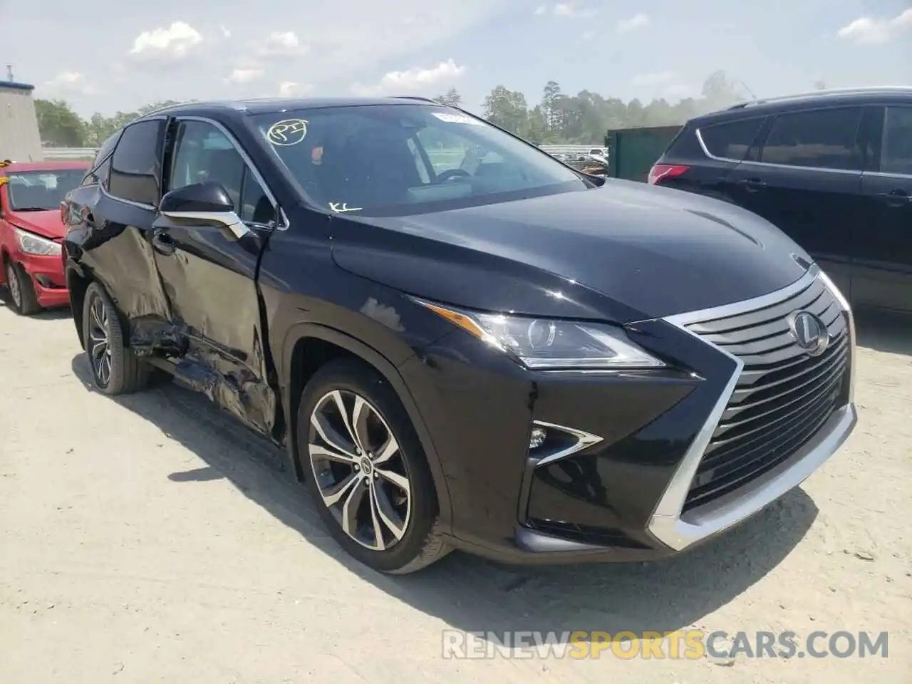 1 Photograph of a damaged car 2T2BZMCA2KC202174 LEXUS RX350 2019