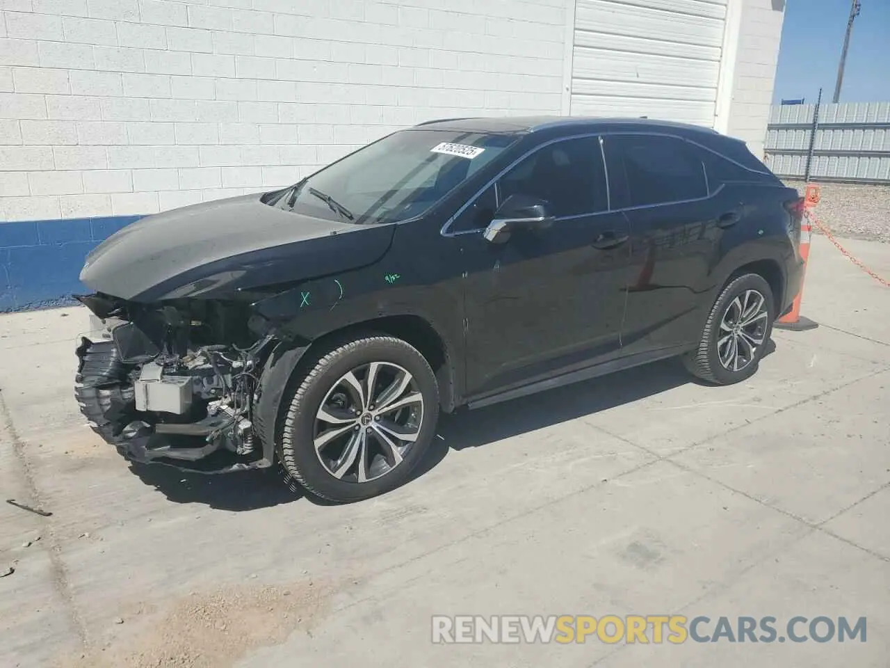 1 Photograph of a damaged car 2T2BZMCA2KC209867 LEXUS RX350 2019