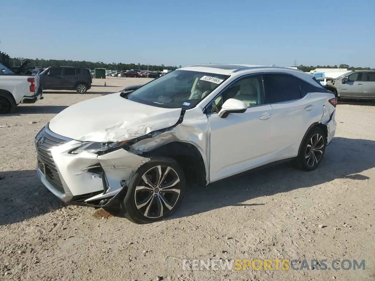 1 Photograph of a damaged car 2T2BZMCA3KC186082 LEXUS RX350 2019