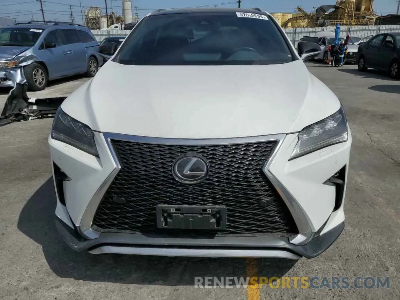 5 Photograph of a damaged car 2T2BZMCA3KC186261 LEXUS RX350 2019