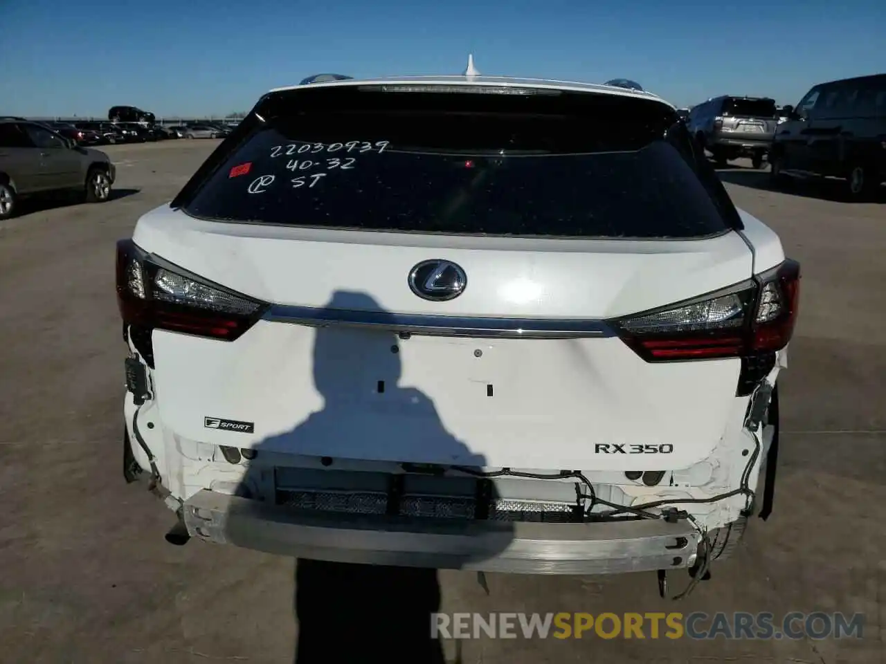 6 Photograph of a damaged car 2T2BZMCA4KC169596 LEXUS RX350 2019