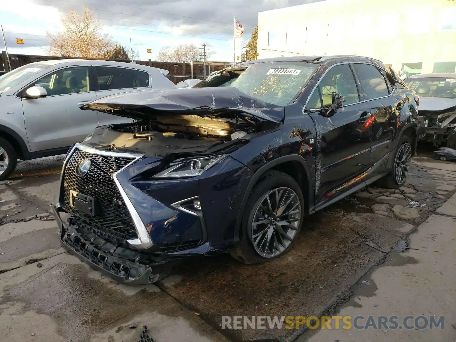 2 Photograph of a damaged car 2T2BZMCA4KC197575 LEXUS RX350 2019