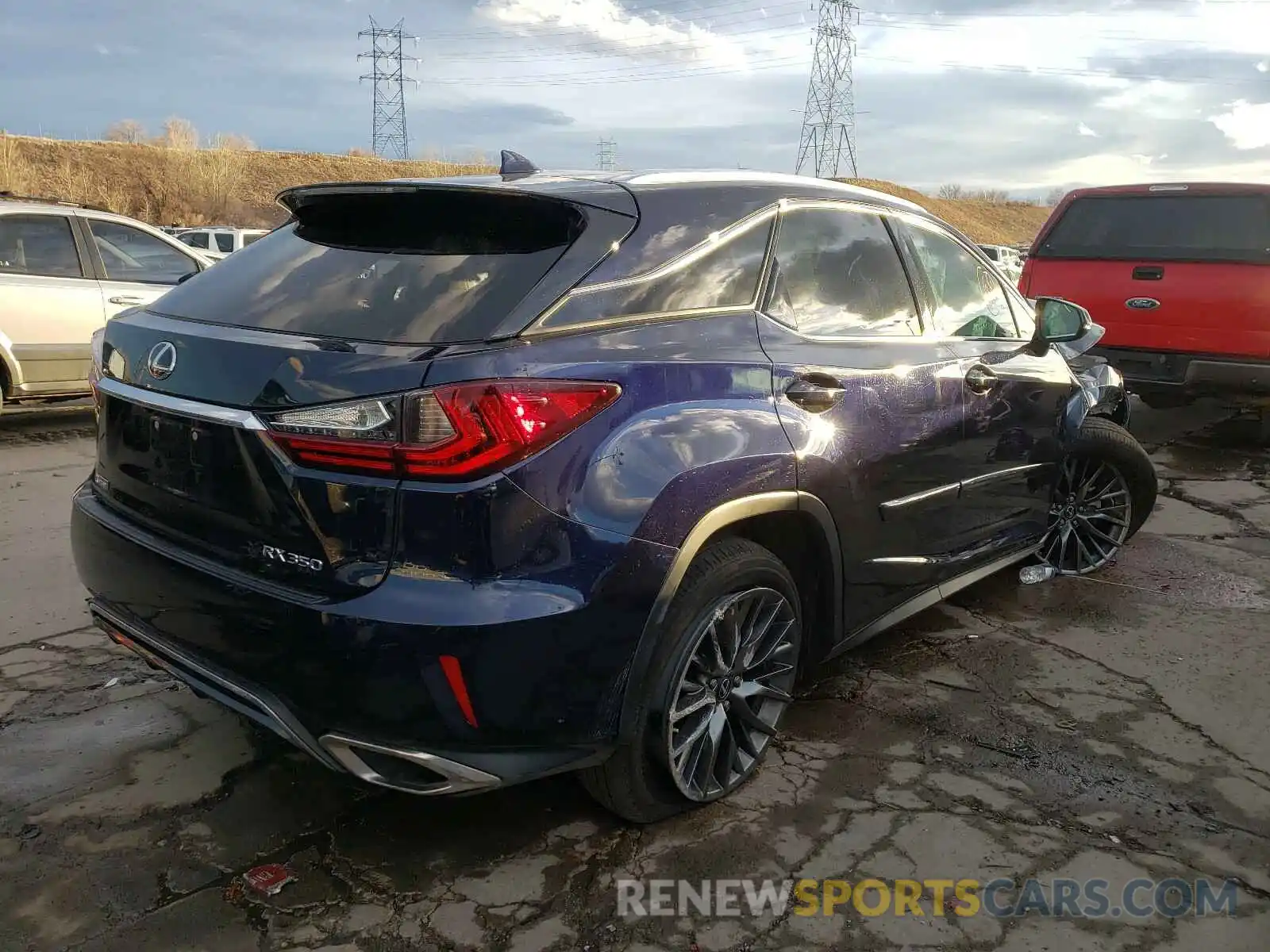 4 Photograph of a damaged car 2T2BZMCA4KC197575 LEXUS RX350 2019