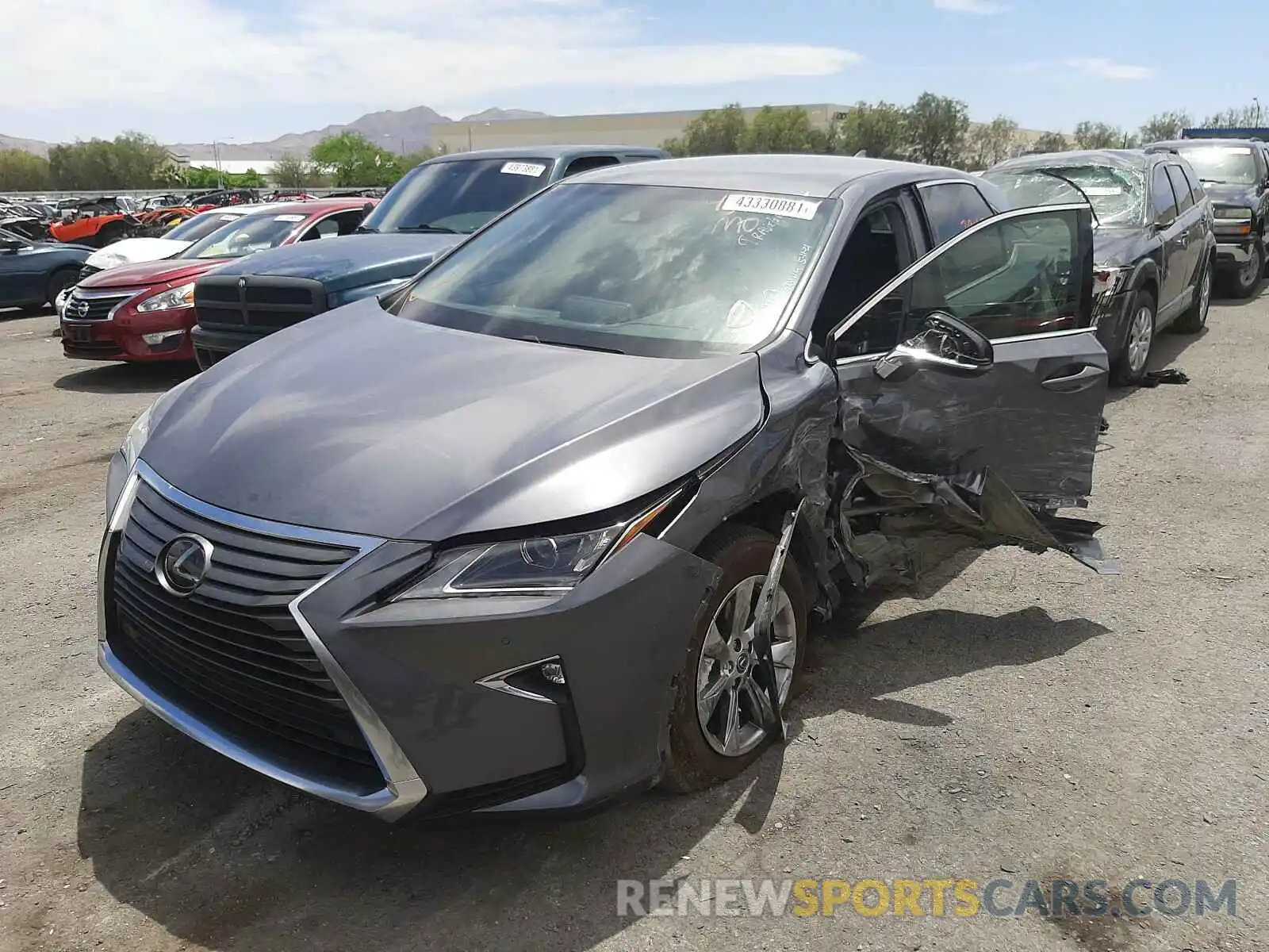 2 Photograph of a damaged car 2T2BZMCA4KC210969 LEXUS RX350 2019