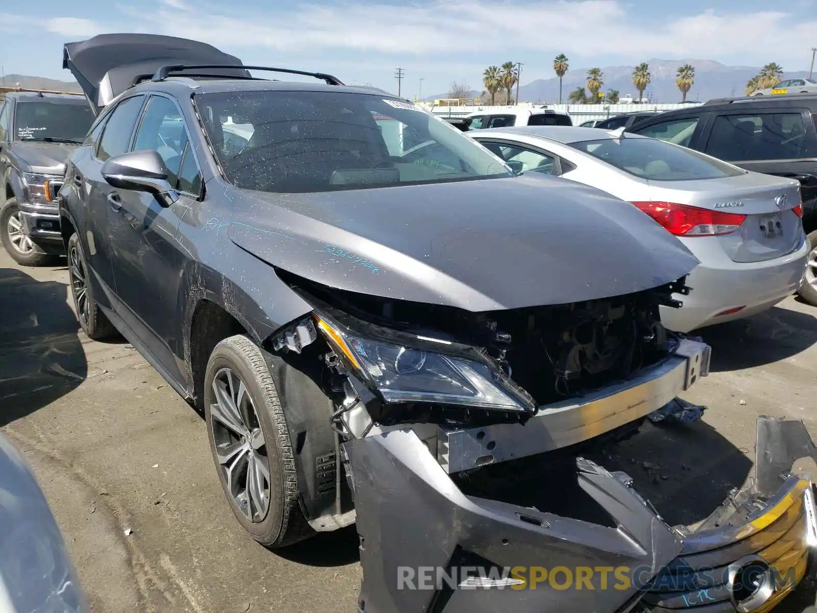 1 Photograph of a damaged car 2T2BZMCA5KC168201 LEXUS RX350 2019