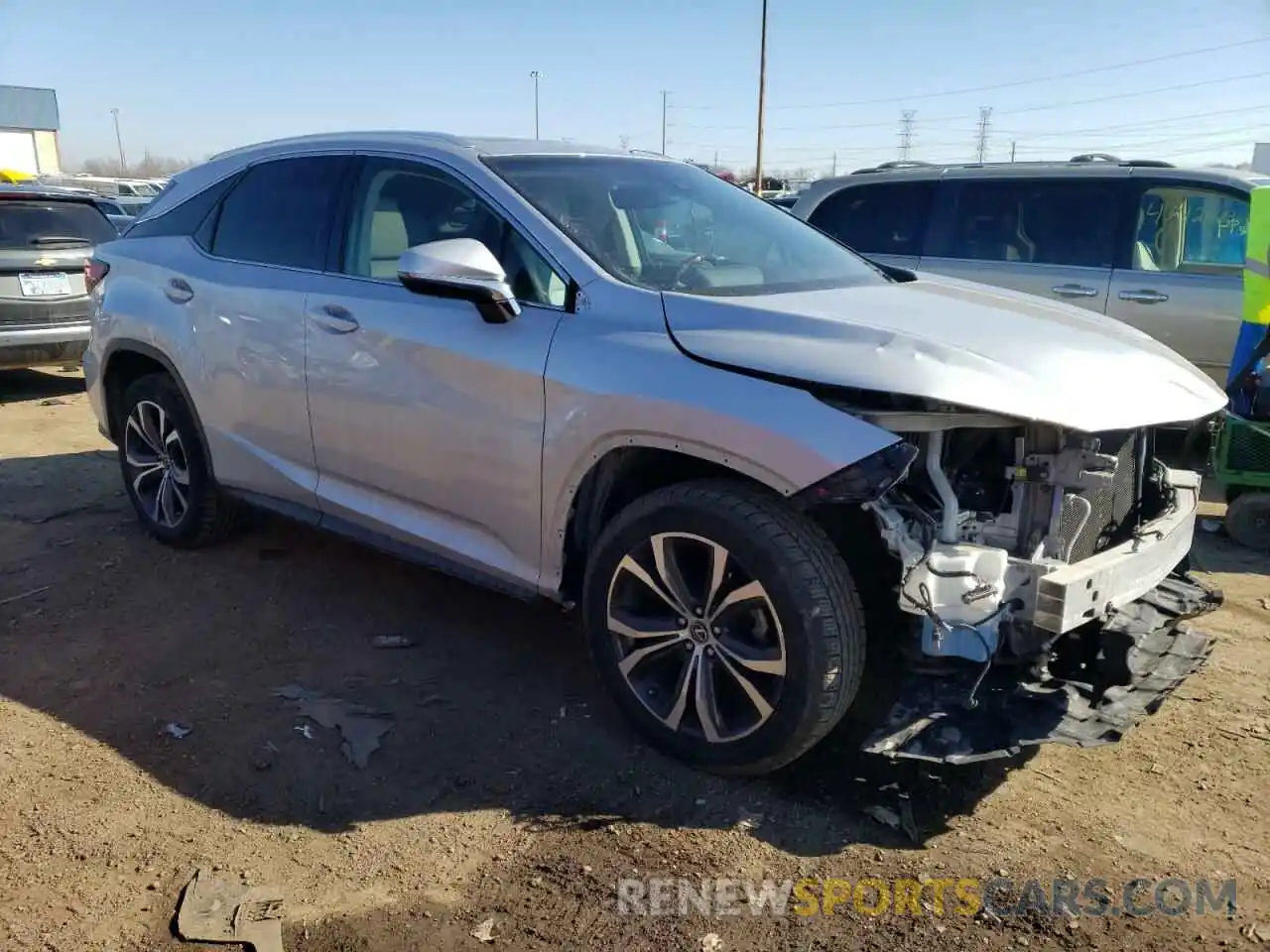 4 Photograph of a damaged car 2T2BZMCA5KC182809 LEXUS RX350 2019