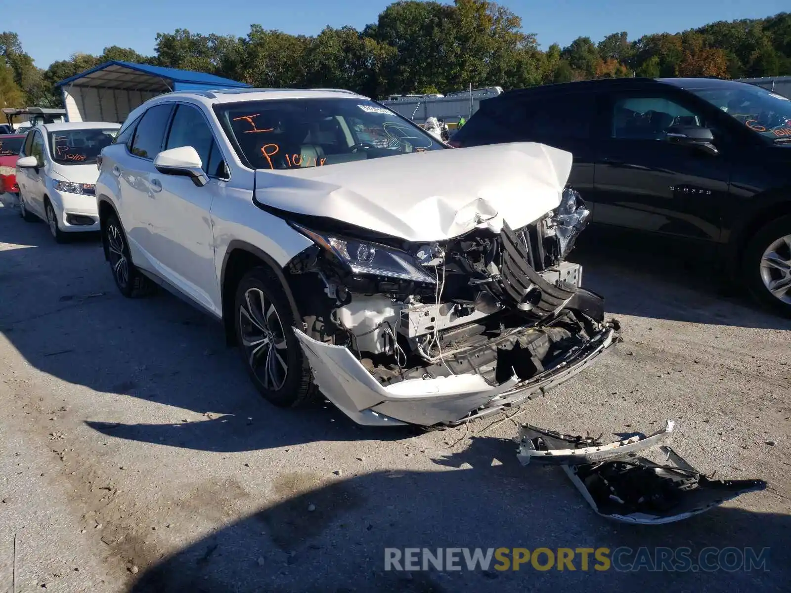 1 Photograph of a damaged car 2T2BZMCA5KC184205 LEXUS RX350 2019