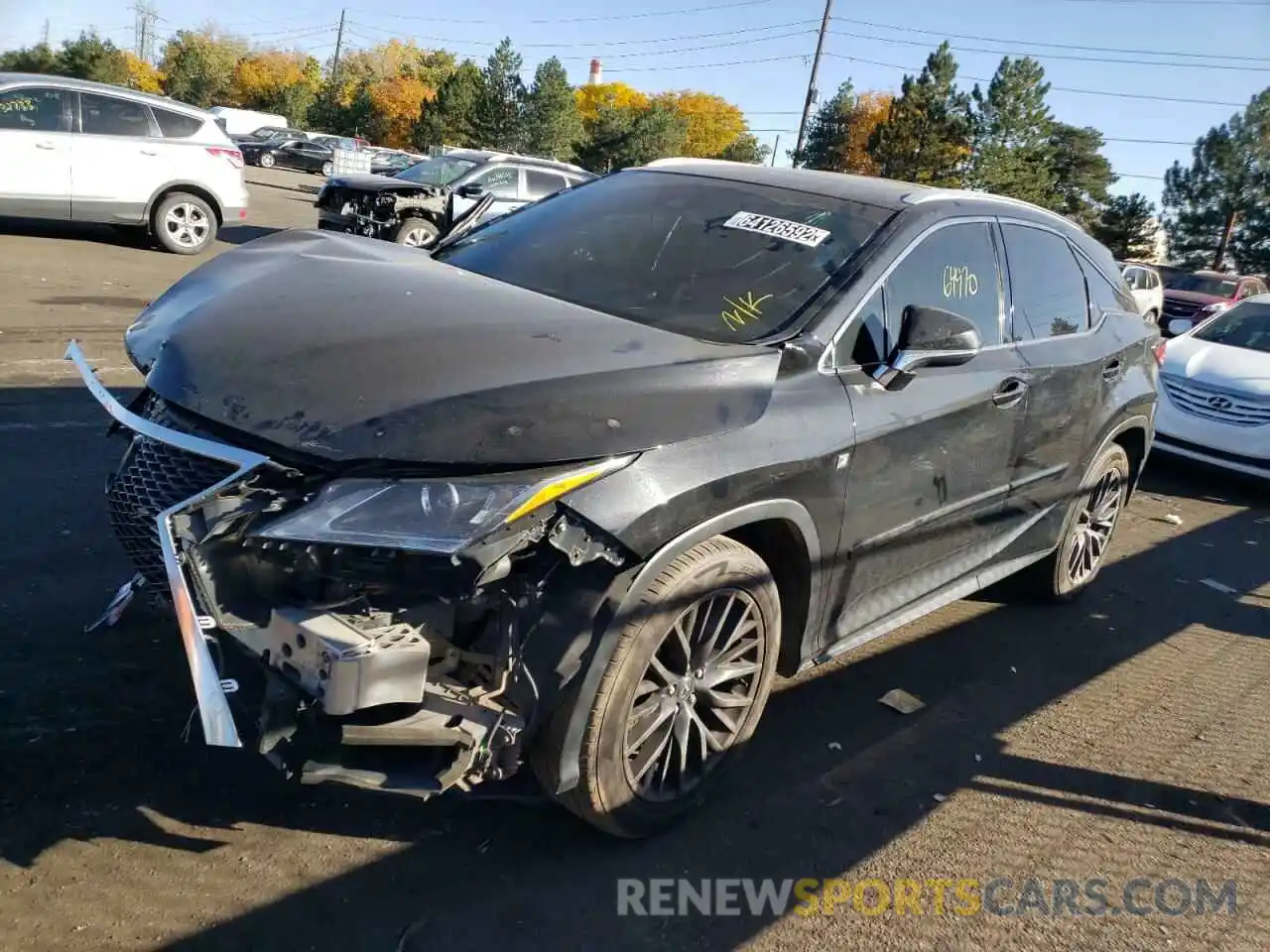 2 Photograph of a damaged car 2T2BZMCA5KC185130 LEXUS RX350 2019