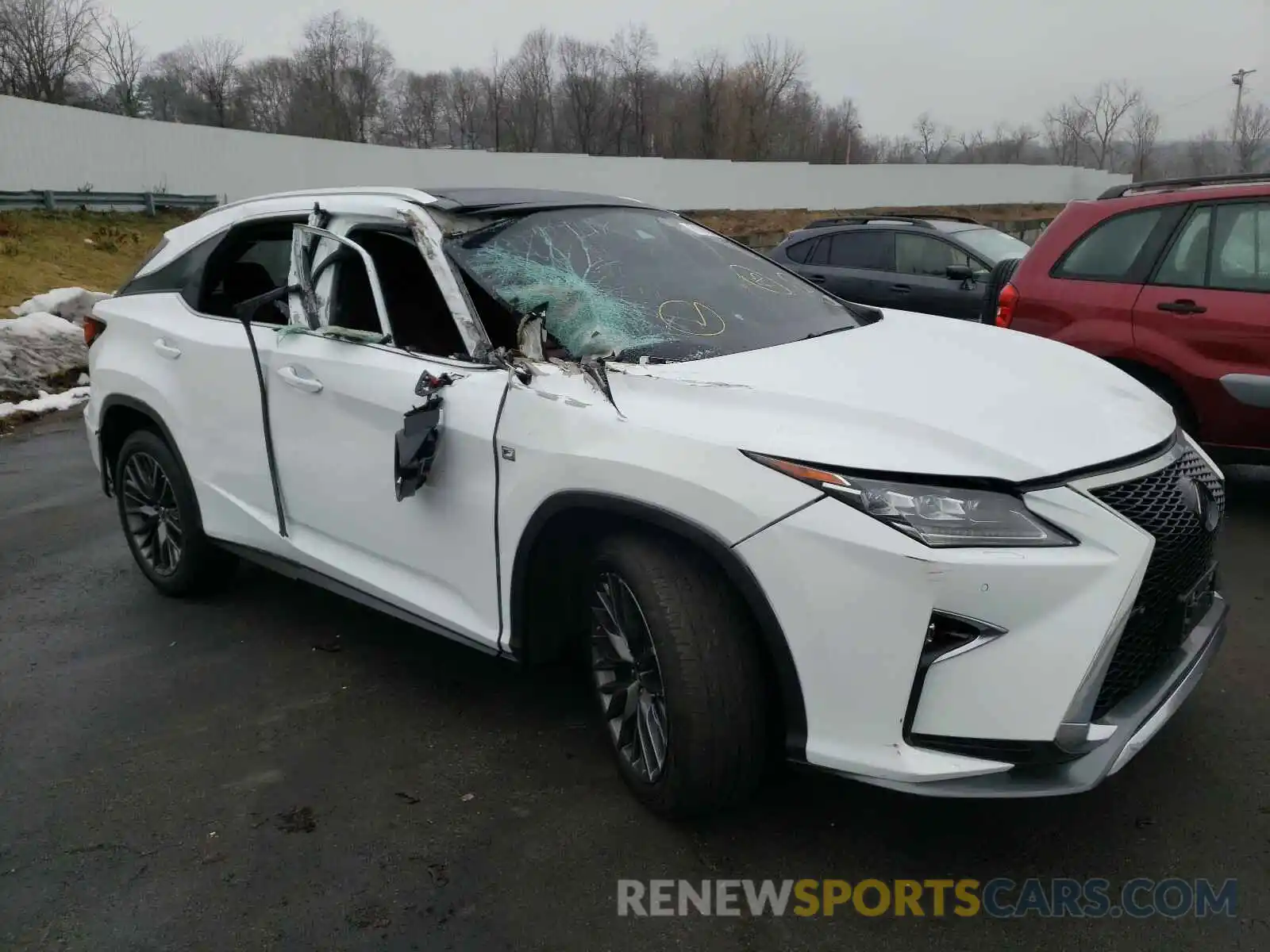 1 Photograph of a damaged car 2T2BZMCA5KC202265 LEXUS RX350 2019