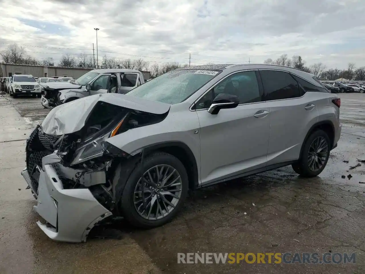 1 Photograph of a damaged car 2T2BZMCA5KC205246 LEXUS RX350 2019